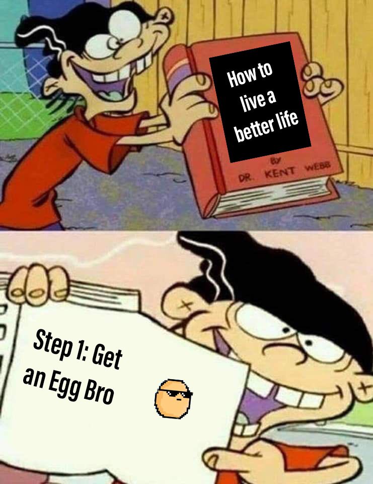 eggbrosnft's tweet photo. It says it right there
#nft #nfts #nftcommunity #Memes https://t.co/hmSDingUTE