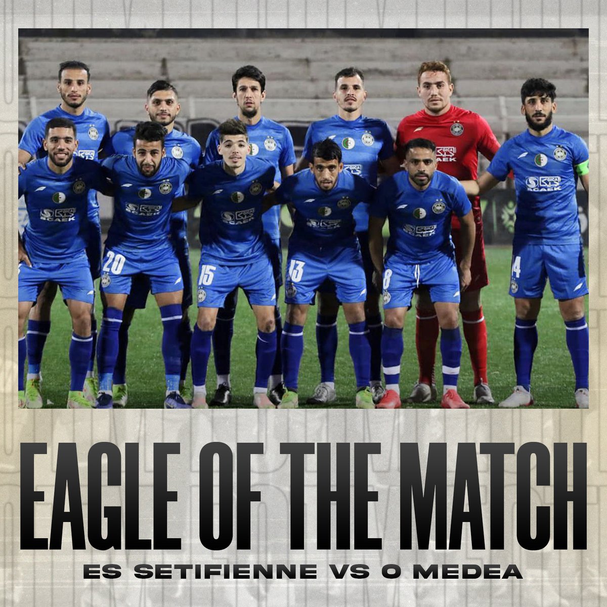 essetifienne's tweet photo. إليكم الكلمة لاختيار نسر مباراة اليوم ضد أولمبي المدية 🦅
#ESSOM
#TeamEss | #AllezLEntente 🏁 https://t.co/kJPzb16gJB