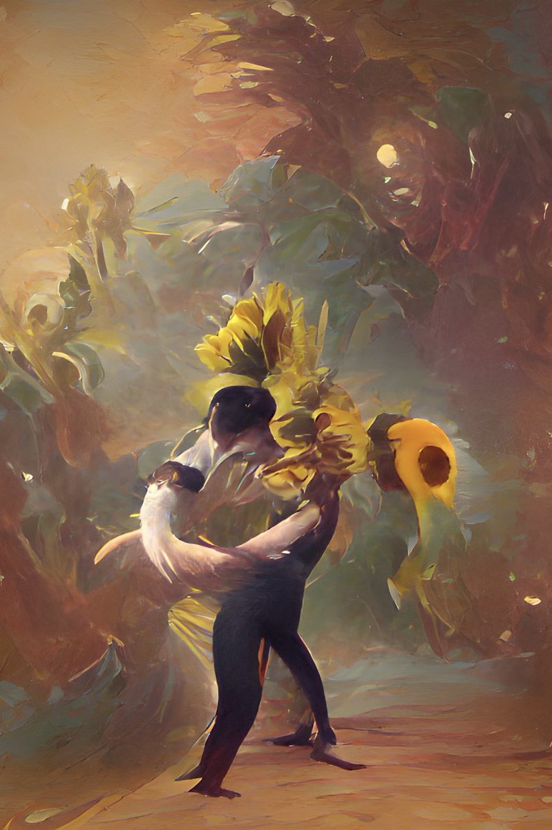 hsAIart's tweet photo. “i couldn't want you any more tonight, sunflower” - harry styles https://t.co/kaQS6Scjmc