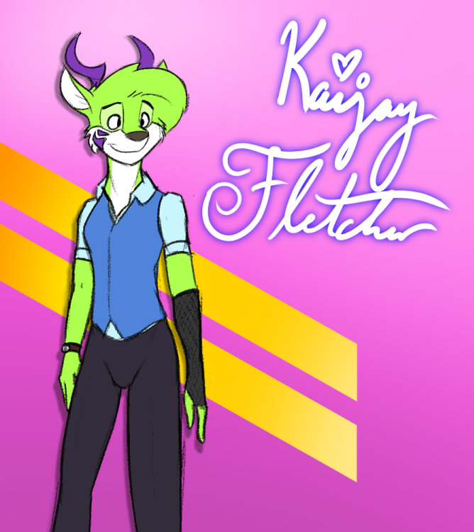 Something new, to get things going~
#furry #art #Fursona