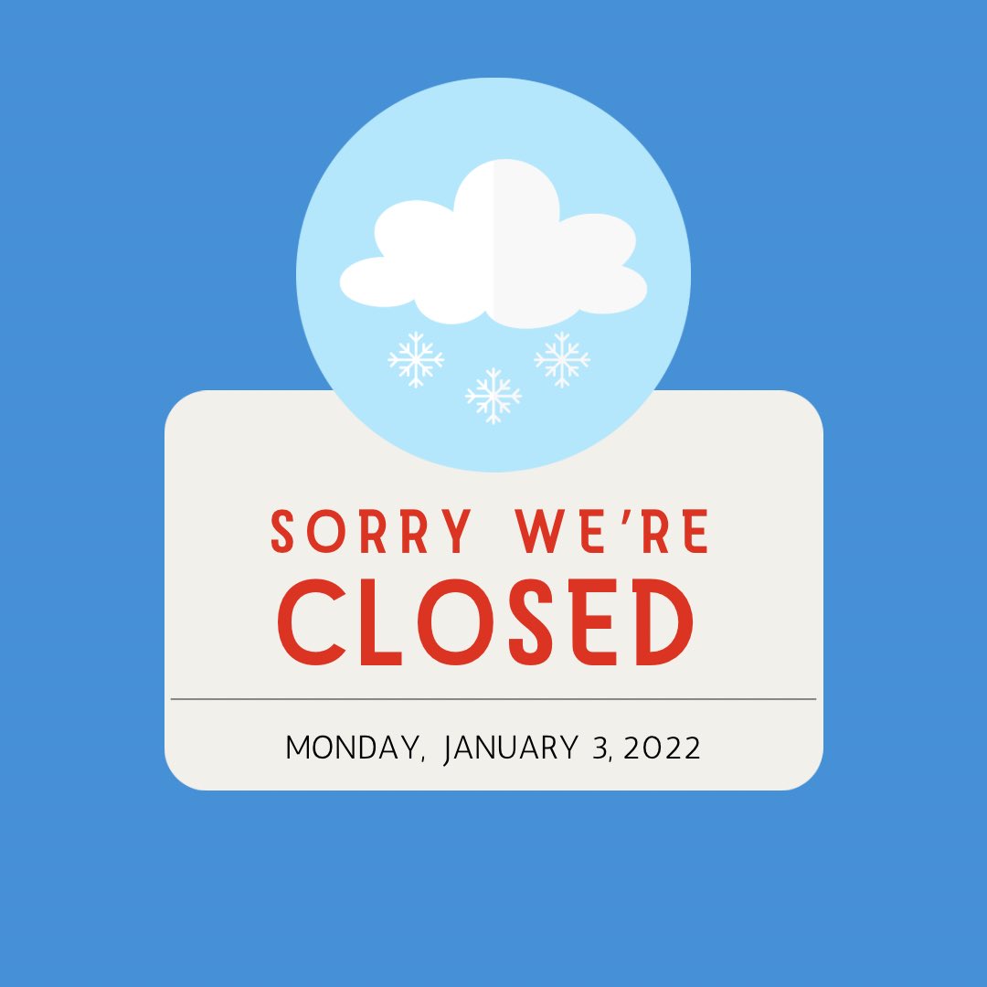 Due to inclement weather our center will be closed tomorrow Monday, January 3, 2022. We’re praying for the safety of all of our parents & children & we will see you soon!

#afterhoursdaycare #virginiadaycare #rva #rvadaycare #rvachildcare