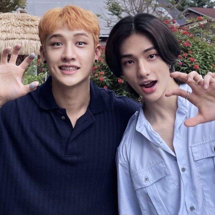 bangcvie's tweet image. 365 dias dizendo "eu te amo" para o bang chan e o hyunjin. – a thread: