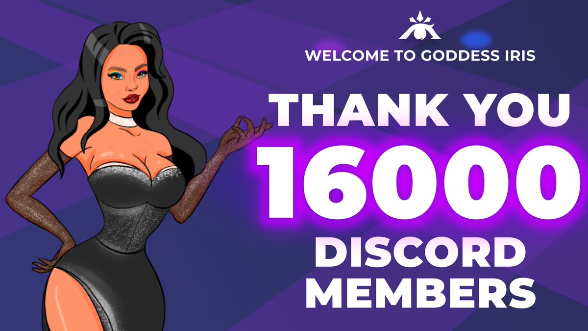 irisnftio's tweet photo. GODDESS IRIS just hit 16,000 Discord Members &amp; 2000 Telegram Members!!!Fire⚡

#NFTGiveaway #NFTCommunity #NFTCollection #Ethereum #ethnft #Giveaways https://t.co/yo6Ezd4XPa