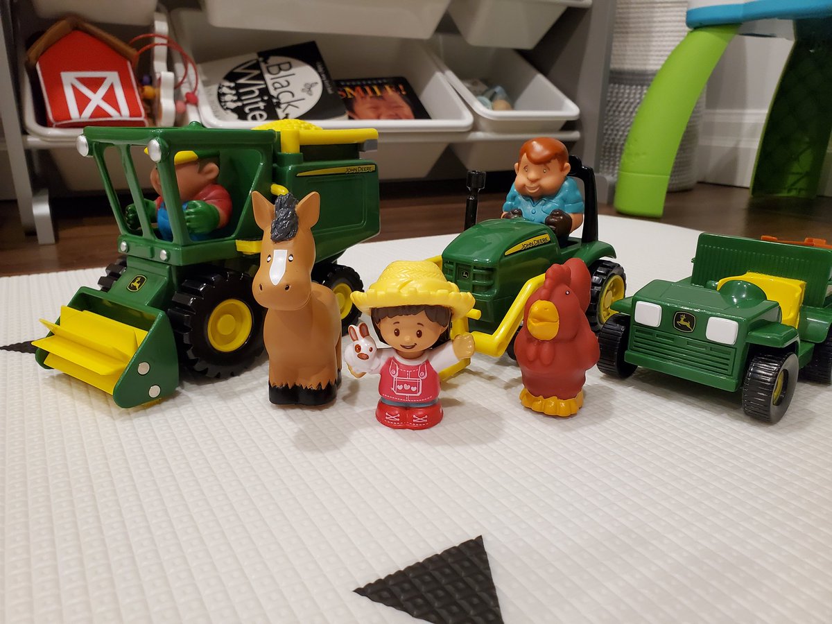 TheNutrBabe's tweet photo. Hey @JohnDeere, women can farm too. My inlaws had to specifically buy a female farmer (from another toy brand) since your tractor set only came with two males. It is 2022 afterall
#womeninag #Equality #ontag #cdnag https://t.co/NvWiz9qzQF