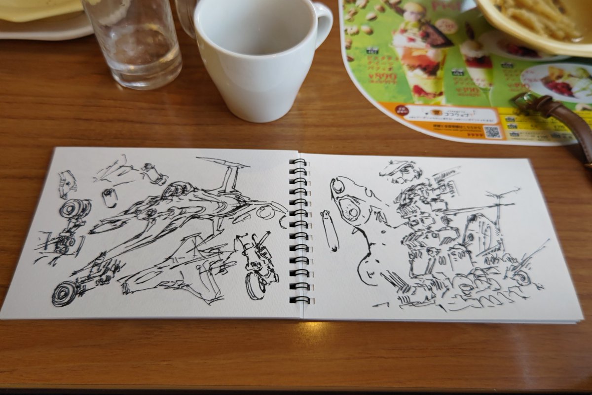 初落書きです 