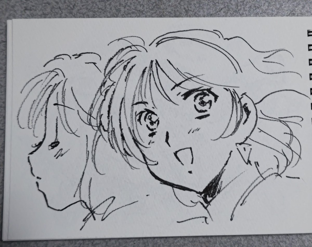 初落書きです 