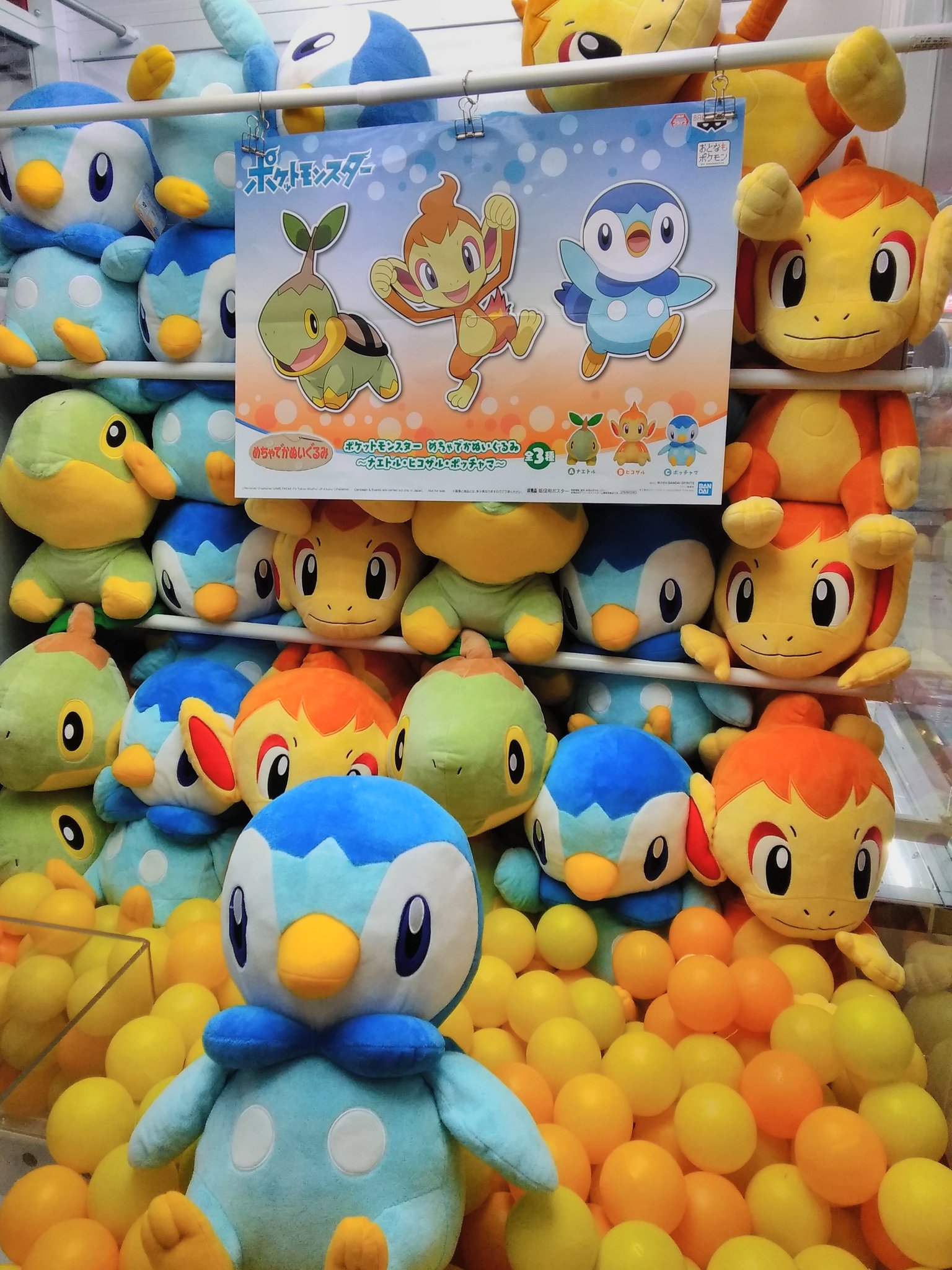 新品同様 めちゃでかぬいぐるみ ナエトル ヒコザル ポッチャマ ポケットモンスター おもちゃ ぬいぐるみ Niter Edu