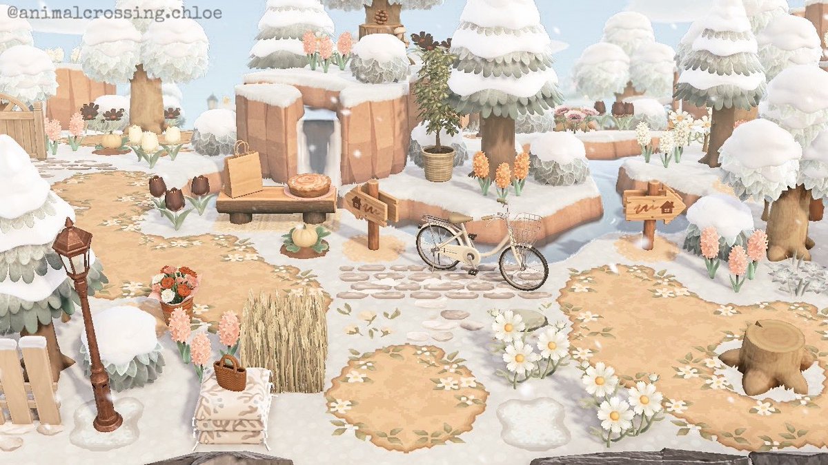 Winter wonderland❄️ #ACNH #AnimalCrossingNewHorizions