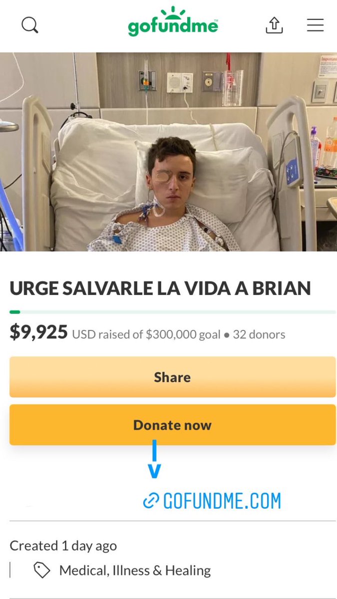 Tómense el tiempo de leerlo, compartan y donen si pueden porfavor!! 1 rt llega lejos.
 gofund.me/e6b5a14d
