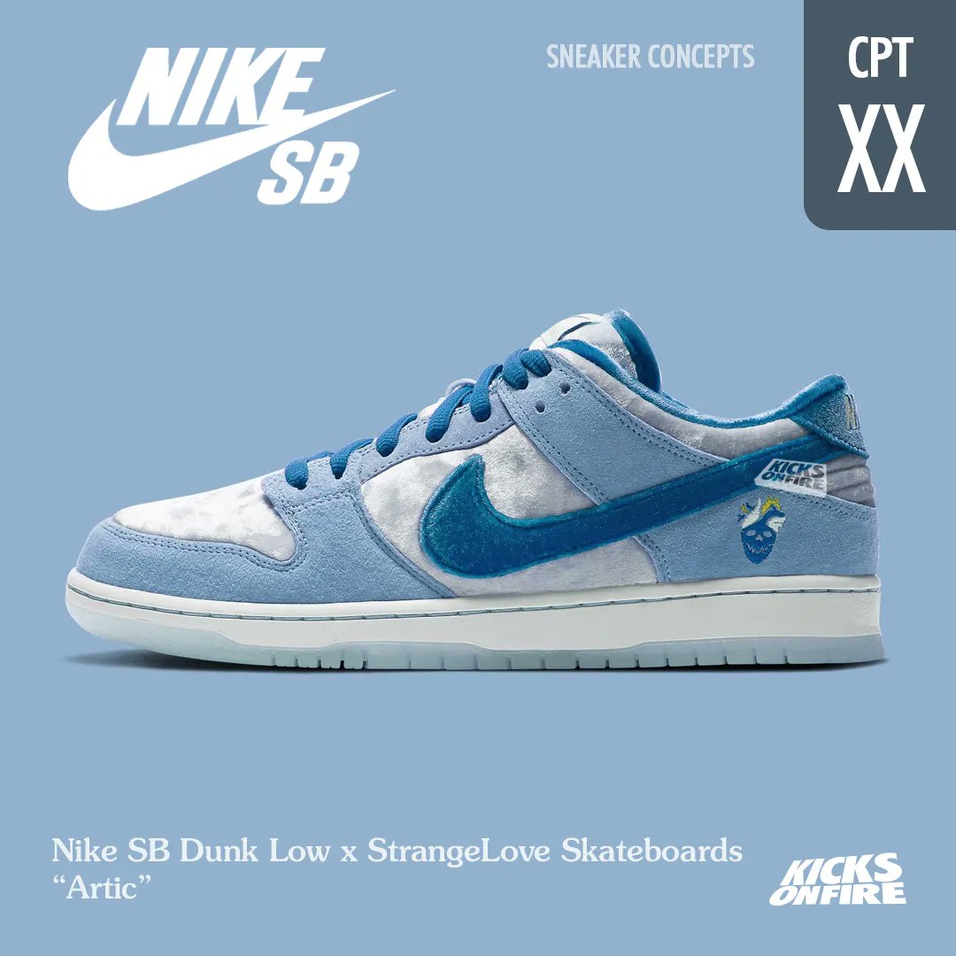 en "SNEAKER CONCEPTS: Nike SB Dunk Low x StrangeLove ❄️ https://t.co/YbIEVvnhSk" / Twitter