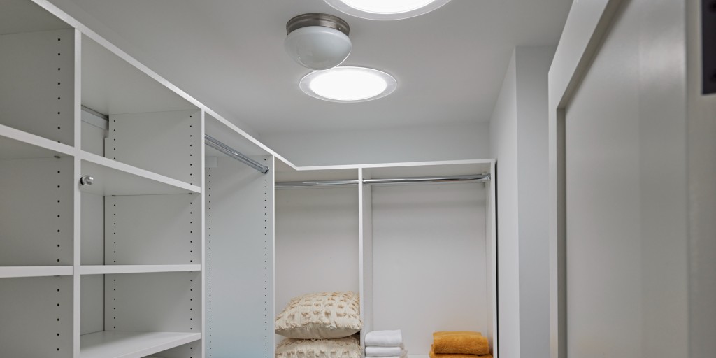VELUXAmerica's tweet photo. Thereβs no better way to kick-start a #newyear than with a #fresh and #clean home. We love the way the @ThisOldHouse 2021 #CottageCommunity #IdeaHouse uses a #SunTunnel to brighten closet space. See more: https://t.co/2QwoIYlziE https://t.co/Atq8fABq8T