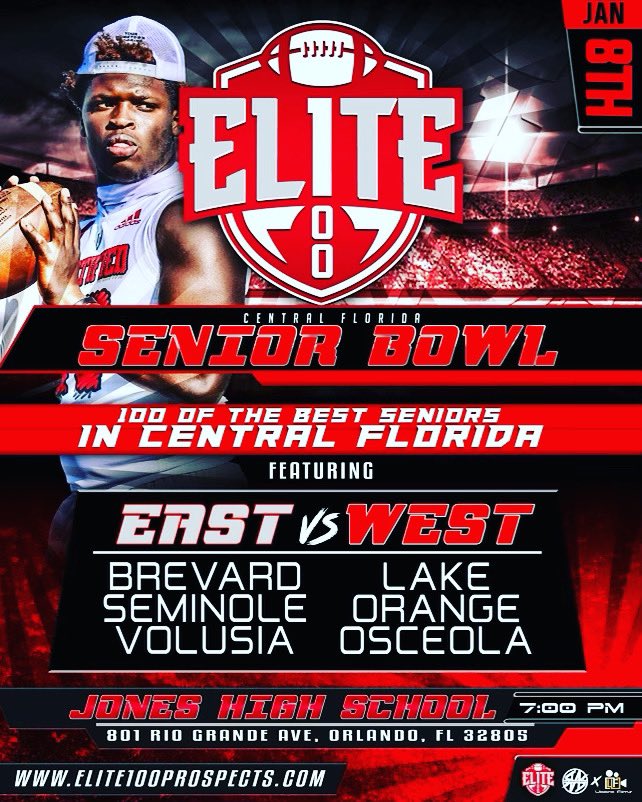 MAN it’s so many Dawgs in this game.  Top seniors from Orange, Osceola, Lake, Volusia, Brevard and Seminole county…….🔥🔥🔥🔥🔥🔥🔥link to purchase 🎟 eventbrite.com/e/208316900457…