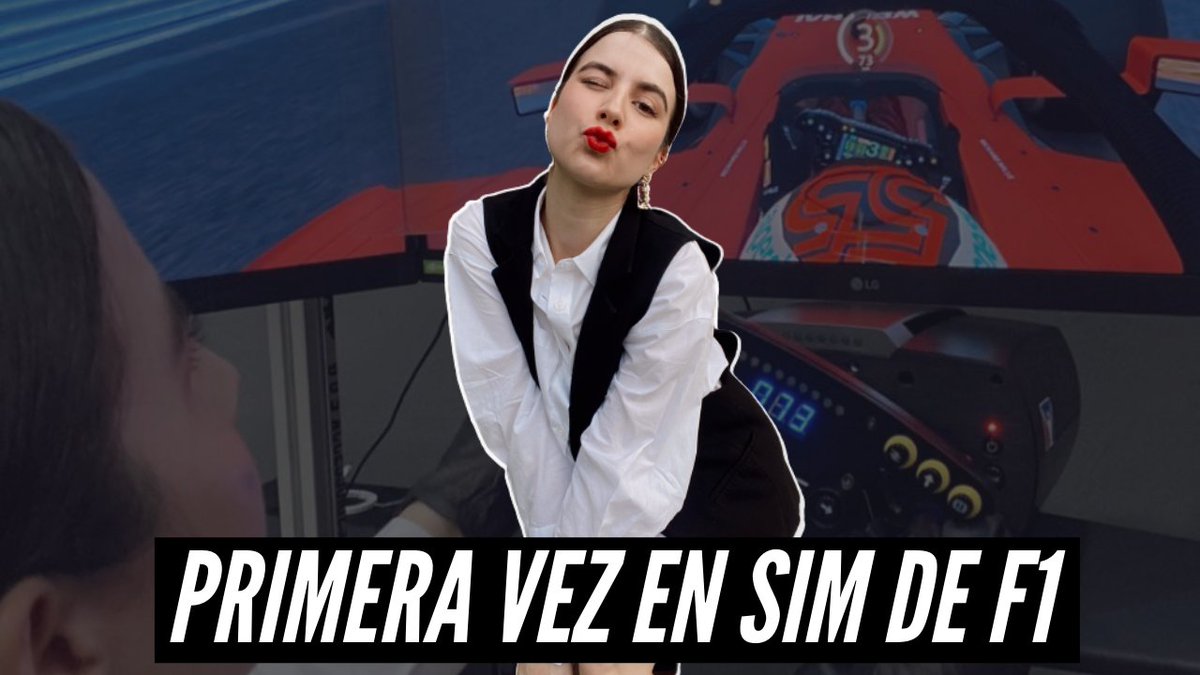 agirltalksf1's tweet photo. MI PRIMERA VEZ MANEJANDO UN SIM DE F1 - No me digan que no soy la mejor https://t.co/IU95oaTbdO #agirltalksf1 #simf1 #f1 https://t.co/vmt2867r1O