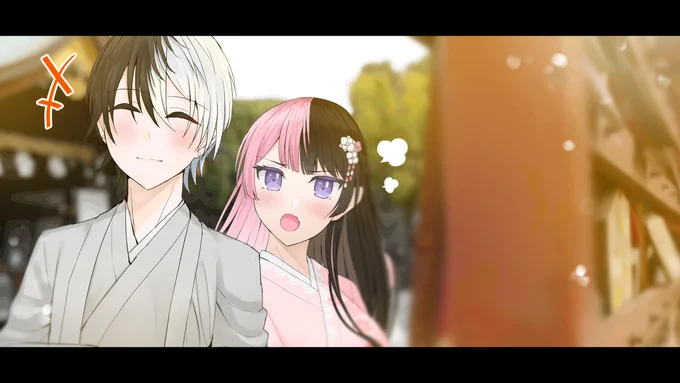 「来年も」

#ひなのの絵なの 
#かみ絵いむ 
