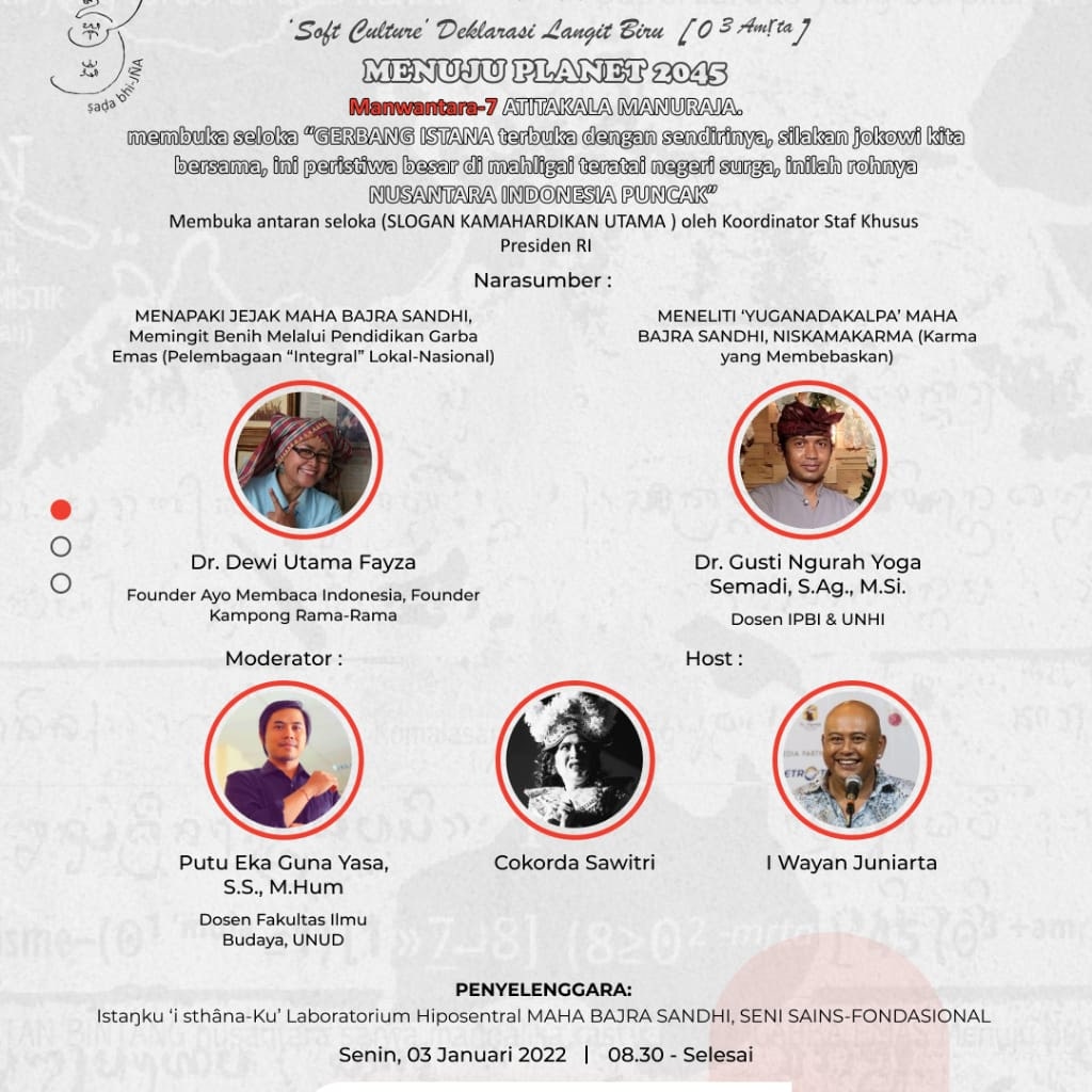 Hari ini..
Jam 8.30 wita sampai selesai..