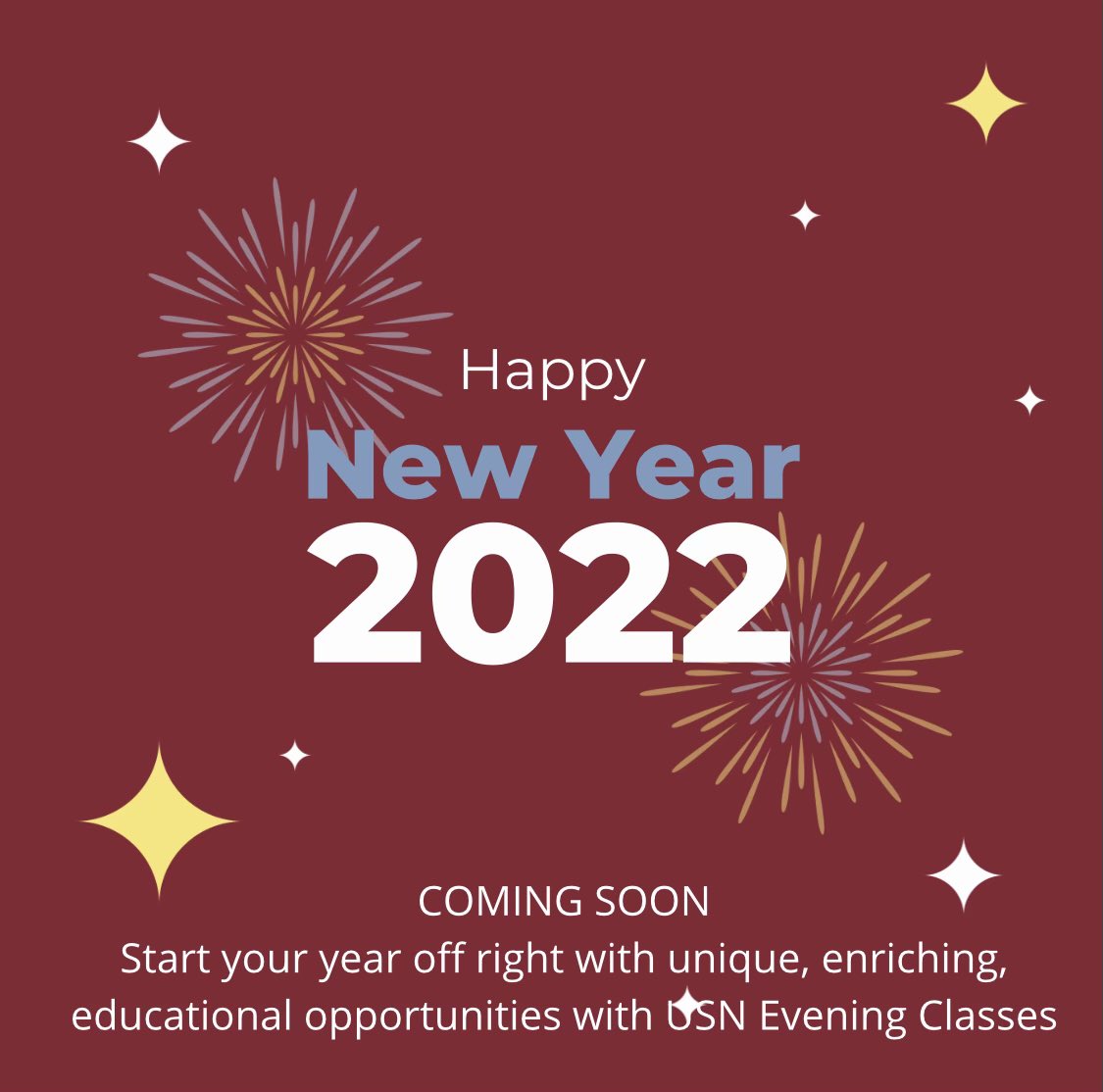 USN Evening Classes tweet media