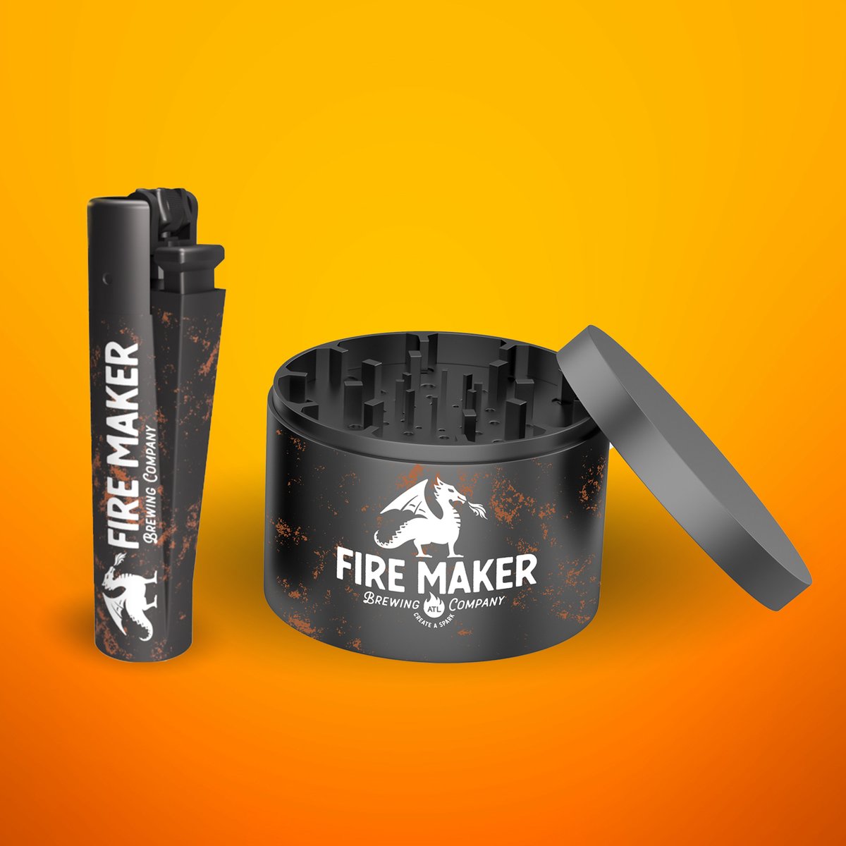 firemakerbeer's tweet photo. What are y'all doing to get through dry January?😉 We're doing some new merch mock-ups. What do you think about our starter-pack idea?🔥🌲🐉

We think these could pair well with our crisp, light-drinking Way Down Yonder, any month of 2022.😋🍻

#semidryjanuary #createaspark https://t.co/zngmRR5bAI