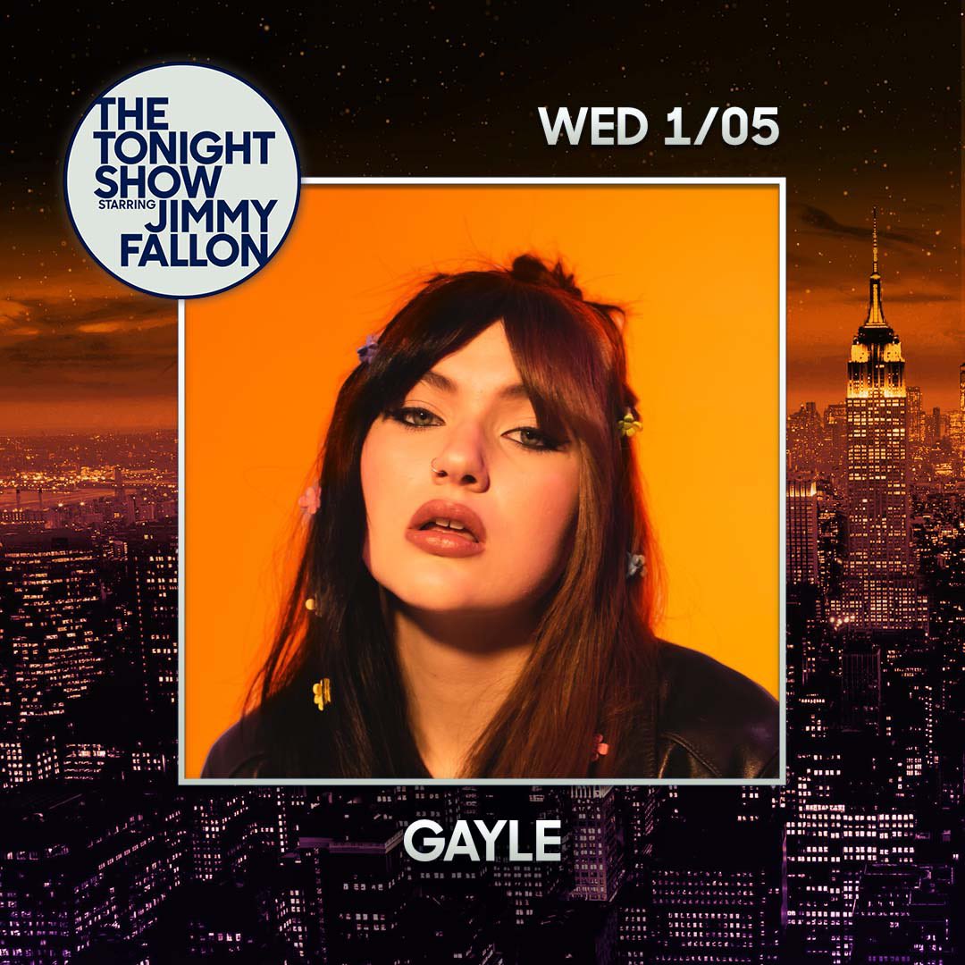 GAYLE (@whoisgayle) on Twitter photo after january 5th i can die happy because i am performing on @fallontonight! <a href="/jimmyfallon/">Jimmy Fallon</a> excited to try my best to do the censored version 4 u after january 5th i can die happy because i am performing on @fallontonight! <a href="/jimmyfallon/">Jimmy Fallon</a> excited to try my best to do the censored version 4 u