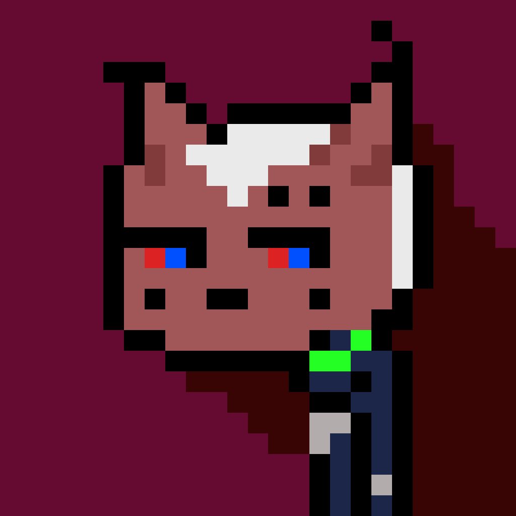 catspunknft's tweet photo. The cat dominated the world.
#nft #nftartist #nfts #nftart #cyberpunk #pixelcat #cryptoart #pixelart #nftcommunity #nftcollector #nftcollection #rarenft #opensea #openseanft cryptocat_0122, cryptocat_0123 https://t.co/stbzkt2XVy