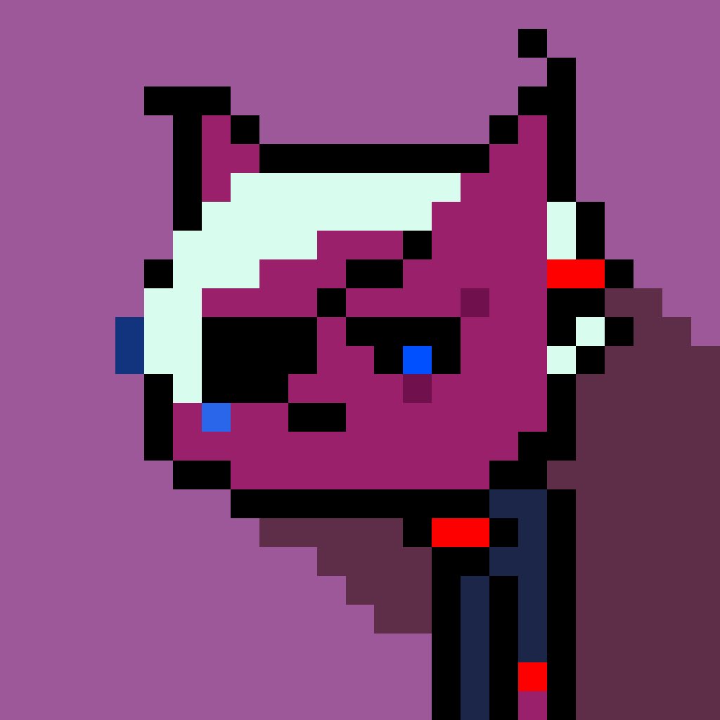 catspunknft's tweet photo. The cat dominated the world.
#nft #nftartist #nfts #nftart #cyberpunk #pixelcat #cryptoart #pixelart #nftcommunity #nftcollector #nftcollection #rarenft #opensea #openseanft cryptocat_0122, cryptocat_0123 https://t.co/stbzkt2XVy