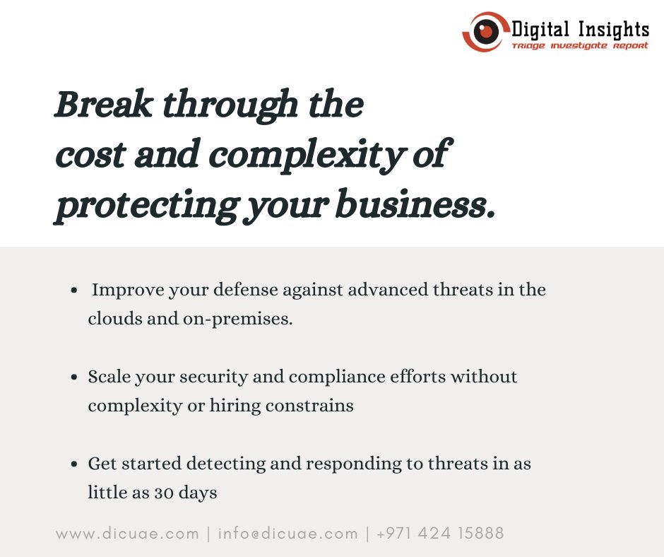 DIGITALINSIGH10's tweet image. Digital Insights, Dubai takes a holistic approach to secure digital &amp;amp; business transformation in the cloud, helping to make it faster and safer.
For more information, email us at info@dicuae.com or visit dicuae.com
#dicuae #digitalinsights #socinabox #socasaservice