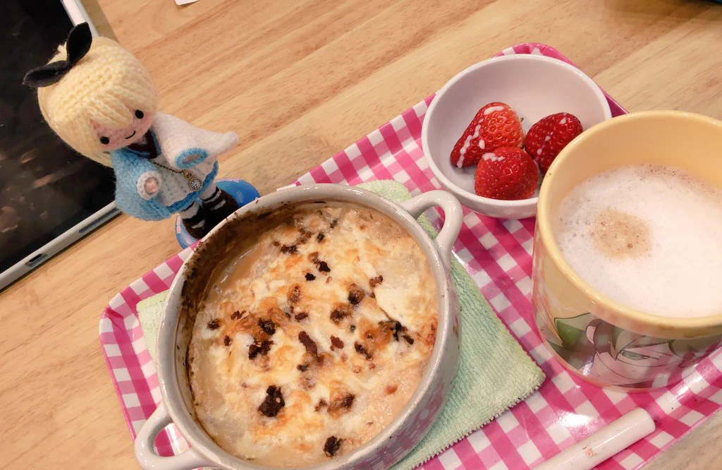 #にぞうめし  #あみプラ 
＼昼飯に作ったΩ~／  