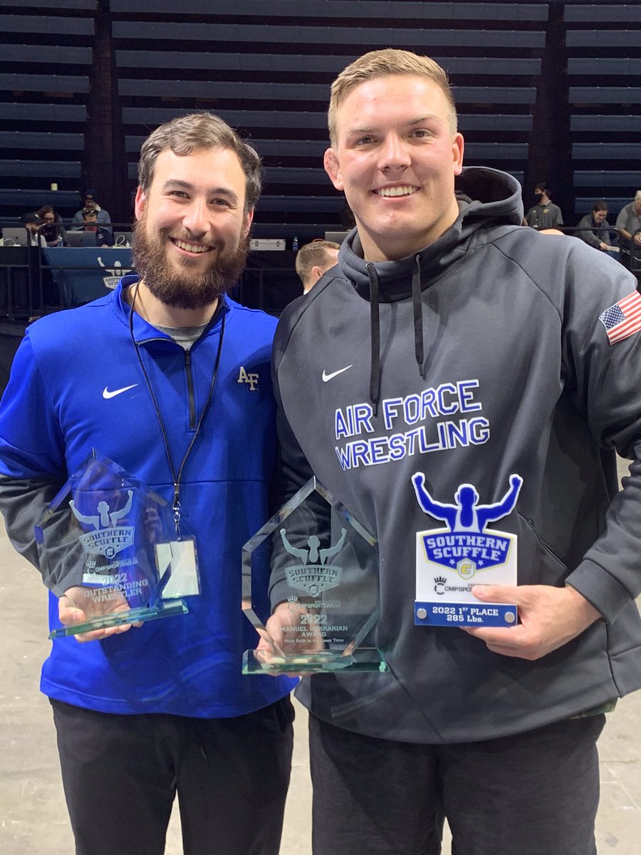 A clean sweep for Wyatt Hendrickson at the Southern Scuffle! 

✅Heavyweight Championship
✅Gorrarian Award 
✅Outstanding Wrestler

More to come in 2022!
<a href="/LetsScuffle/">Southern Scuffle</a>