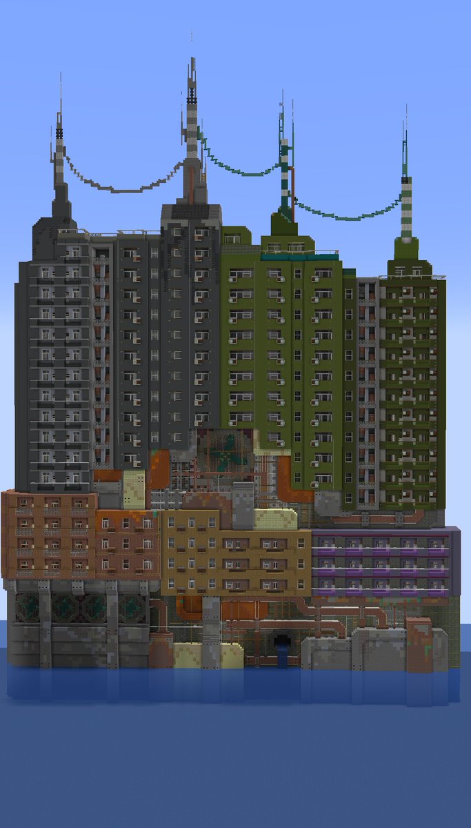サイバーパンク風の建物

#minecraft建築コミュ  #minecraft