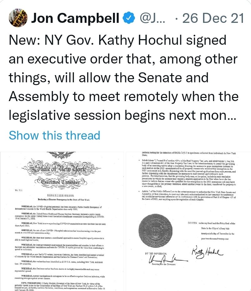 JayBrownNYC's tweet image. GOV HOCHUL: It is is not safe for state legislators to meet in-person, indoors.

WHITE HOUSE: It is is not safe to have more than 14 reporters in our 49-seat briefing room.

@NYCSchools: It is totally fine to have up to 30+ kids in tens of thousands of classrooms.