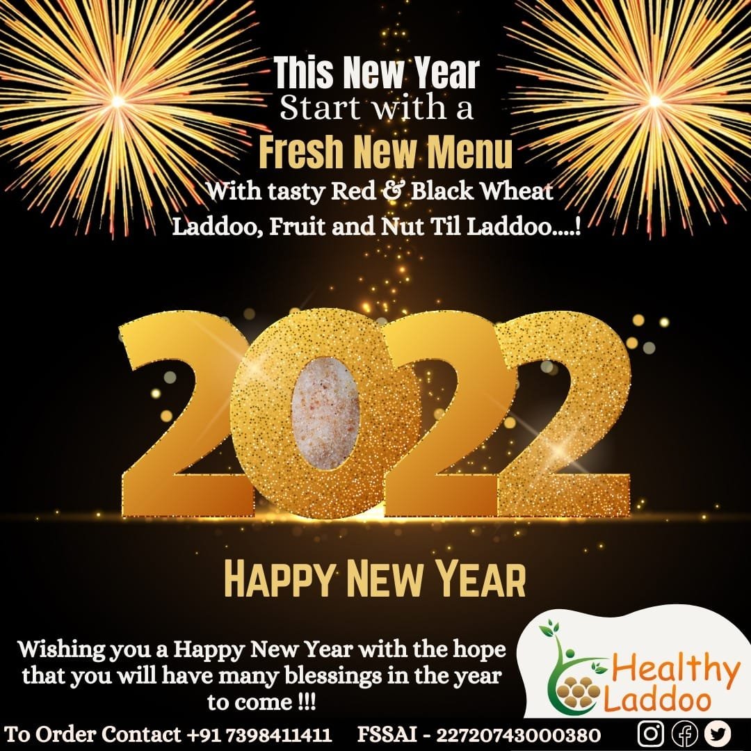 Team Healthy Laddoo wishes you all a very happy, Healthy and Delicious 2022.
We are eager to serve you with innovative, healthy and nutritious Laddoos.
Warm Regards,

Surabhi & Krishna Nagaich
Co-founder
Healthy Laddoo