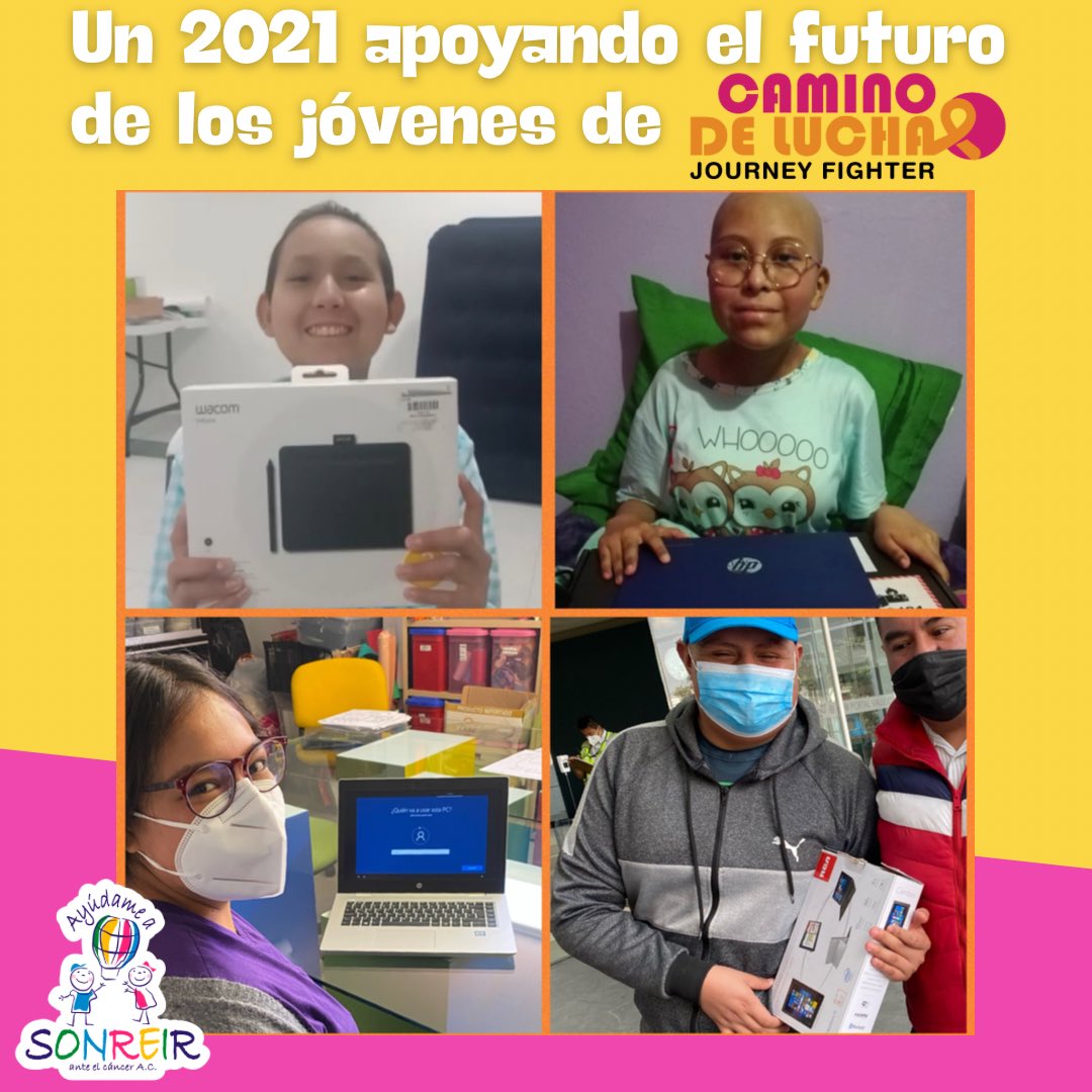 AyudameaSonreir's tweet photo. 2021 fue también un año de nuevos apoyos y l@s #JóvenesConCáncer tienen un programa en #ASAC que honra su #CaminoDeLucha .
¡GRACIAS #donadoresASAC por ser parte de la construcción de su futuro!
#acompañamiento #MaestrasDeVida #MaestrosDeVida #familiaASAC #asacmx https://t.co/3ldltk1rXr