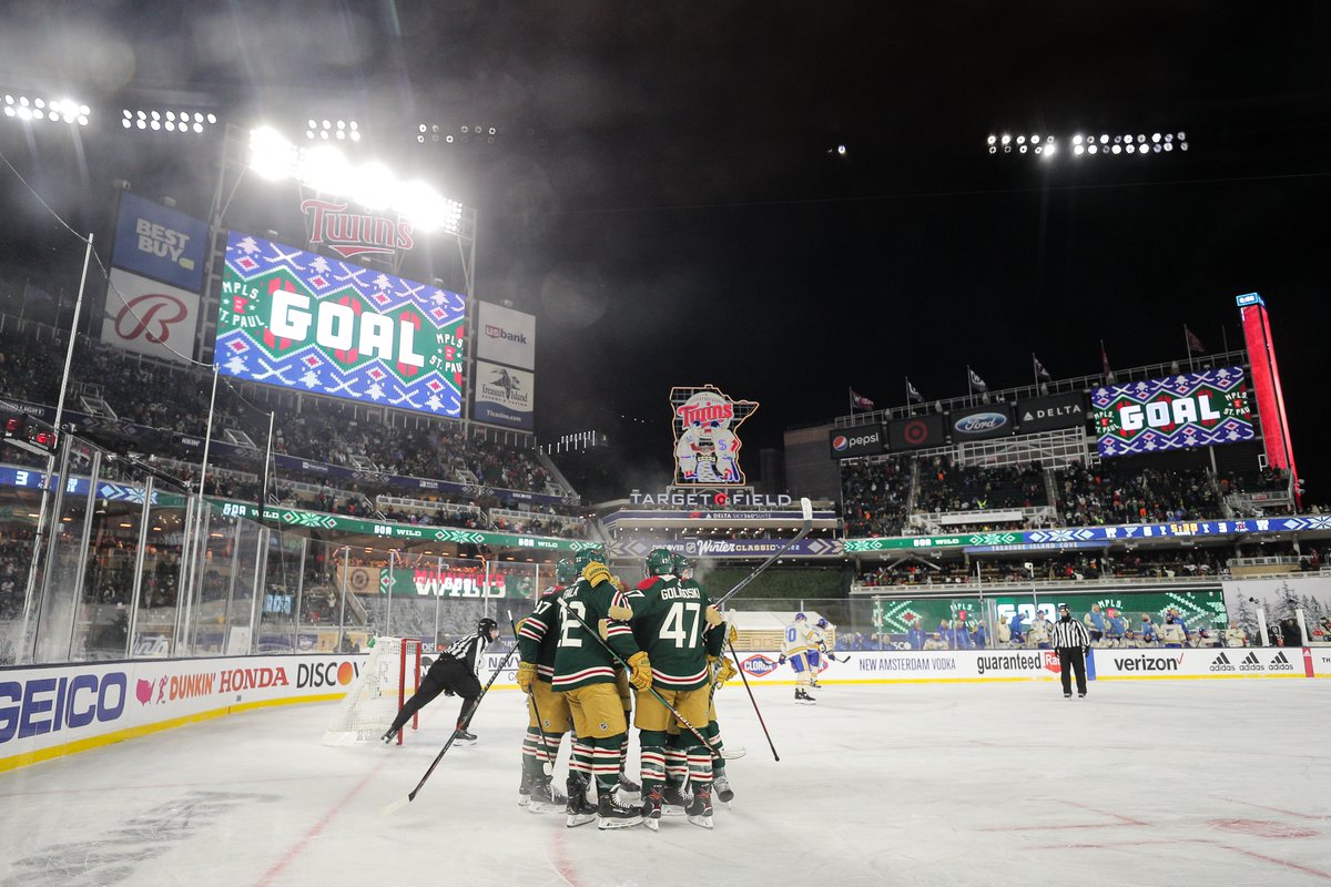 mnwild's tweet photo. What a weekend.

Thank you to the #StateOfHockey... we won't forget the 2022 #WinterClassic. 💚 https://t.co/rlnE6pMM8B