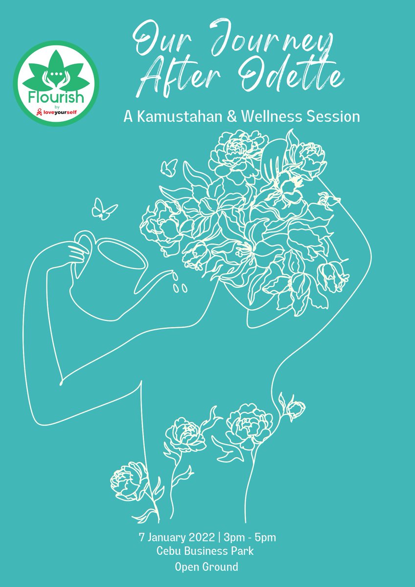 The past few days have been challenging. If you need to express your feelings and thoughts, LoveYourself Cebu with Flourish by LoveYourself invites you to a wellness session on January 7. 

Sign up: forms.gle/D4MjhgnsgDRePP…

Limited slots only.