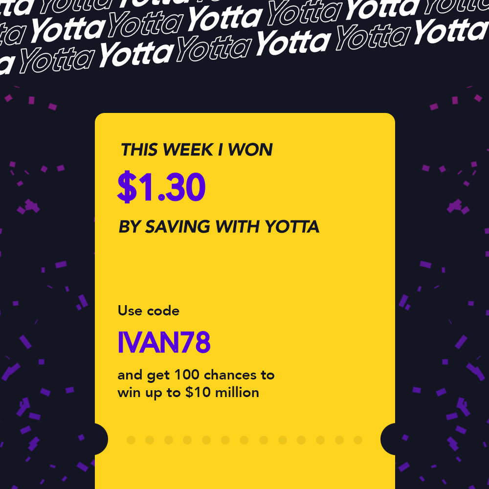 CuteNDNerdy's tweet photo. Join Yotta with my invite code IVAN78 and we'll both get 100 tickets! https://t.co/zJ4h8oUr69