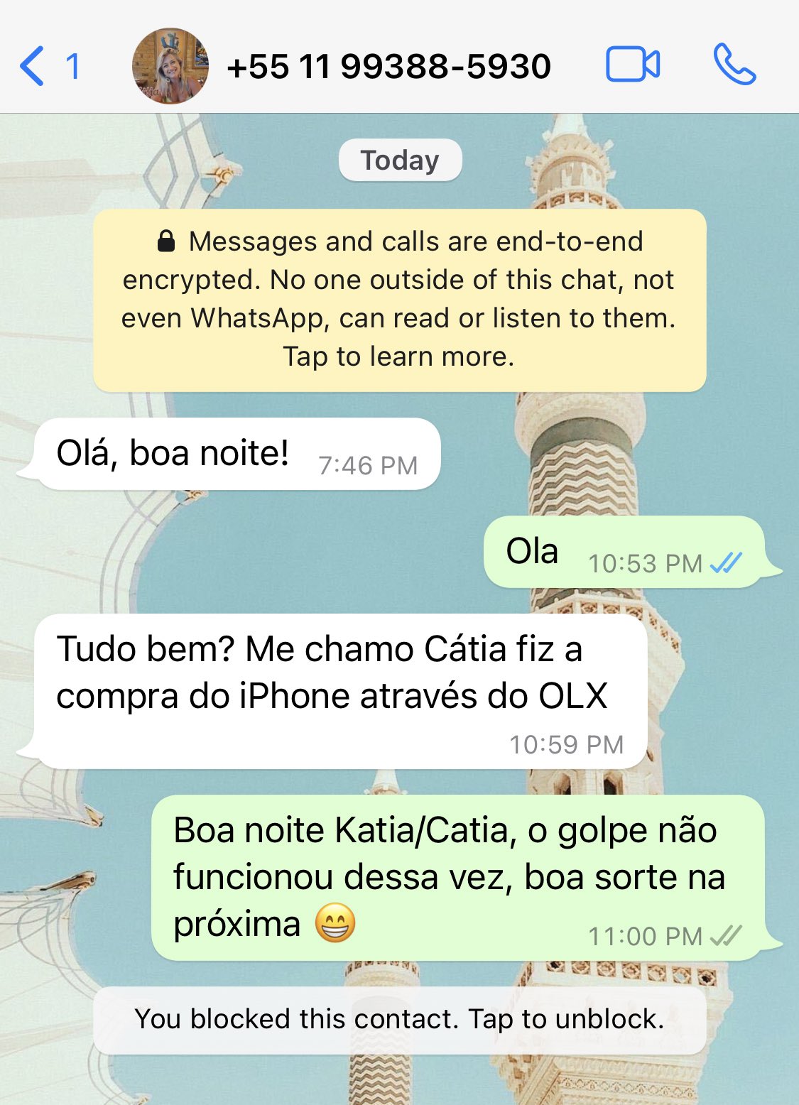 Jessica Andrade on X: anunciei o celular do @IgorKalani no meu olx pay e  não sei como mas vazou meu número lá (eu deixo oculto), os golpes cada vez  mais elaborados né