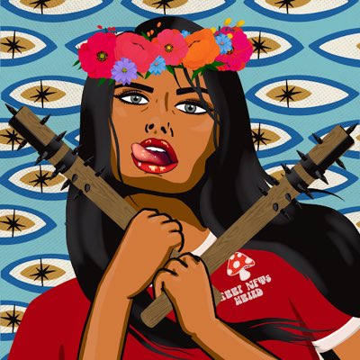 nanor_b's tweet photo. @WomenandWeapons #womenandweaponsnft #NFT #badasswomen https://t.co/hTN5f53RQH