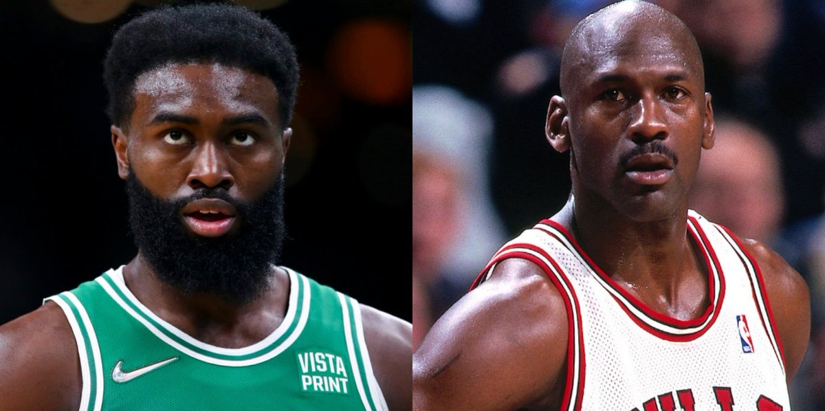 JustinRobDoyle's tweet photo. One of these people is widely considered the greatest basketball player of all-time. The other one is Michael Jordan... 
#Celtics https://t.co/ESRoKo9KNG