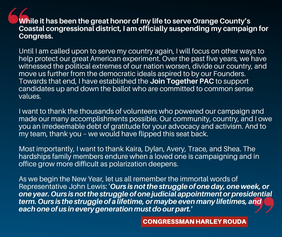 Harley Rouda tweet media