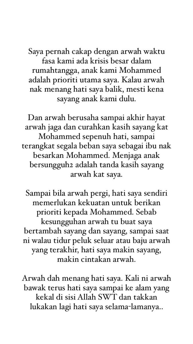 aziq_kirchhoff's tweet photo. Day 13, Memories Journal. My love, you took care of our son so well that you won my heart again (this time, you take my heart forever with you). It’s time for you to rest. This LDR phase shall pass &amp; will end someday. I love you abang. https://t.co/gh8mNWQHRX