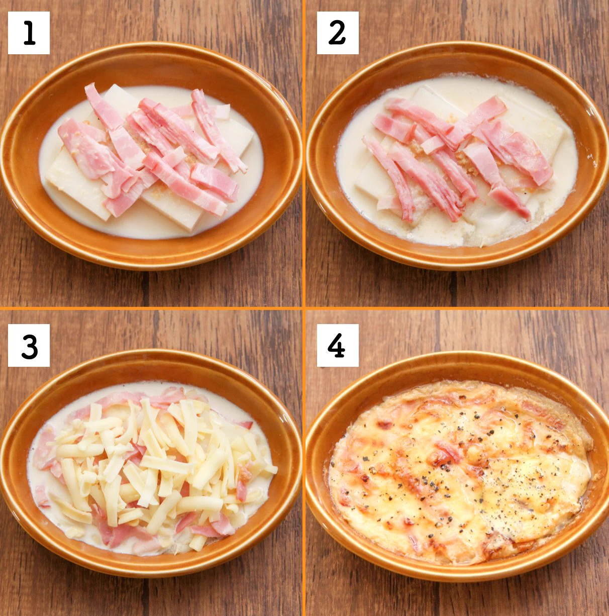 餅が余った方へ！ホワイトソースなし味噌チーズ餅グラタン‼