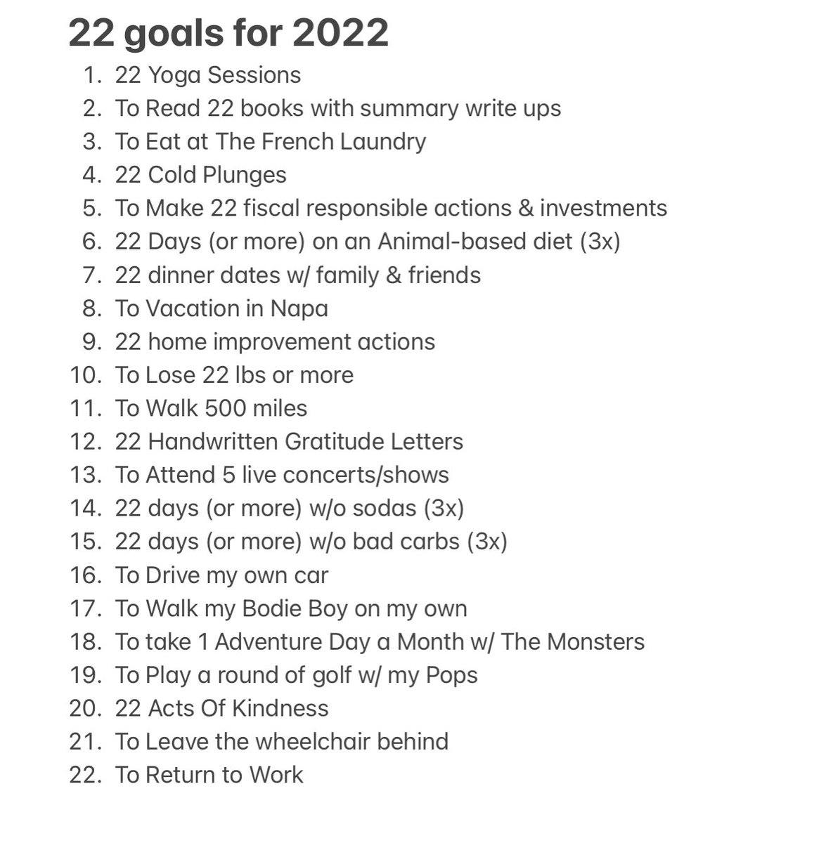 AbeRiveraEdu's tweet photo. 22 Goals for 2022. Hold me accountable. #TwentyTwo4TwentyTwo #FitLeaders https://t.co/re0Htc0uH3
