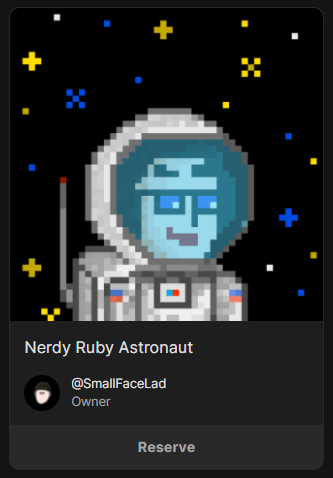 chairuby's tweet photo. Nerdy Ruby Astronaut SOLD! πππ
Wow thank you @SmallFaceLad for the support π₯°. No kiss pls π
@Pentasian #pentasian #NerdyRuby https://t.co/Uva90xd3C3