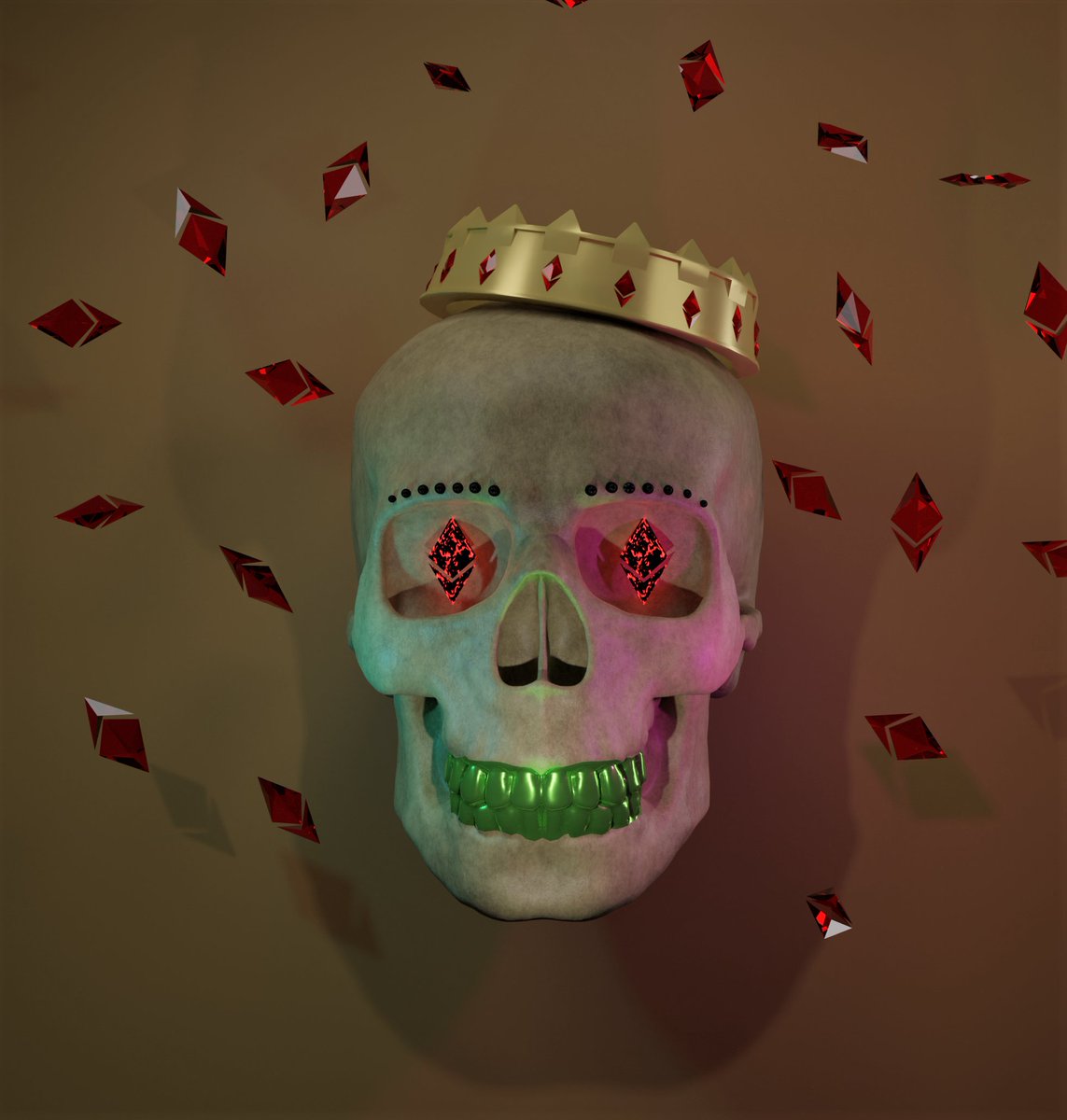 skullz_nft's tweet photo. HUNGRY SKULL #KINGEDITION IS NOW AVAILABLE ON RARIBLE #NFT #nftart #NFTs #NFTCommunity #DIGITALART 
https://t.co/MIDvxZRF6x https://t.co/9xSKTVjFHM
