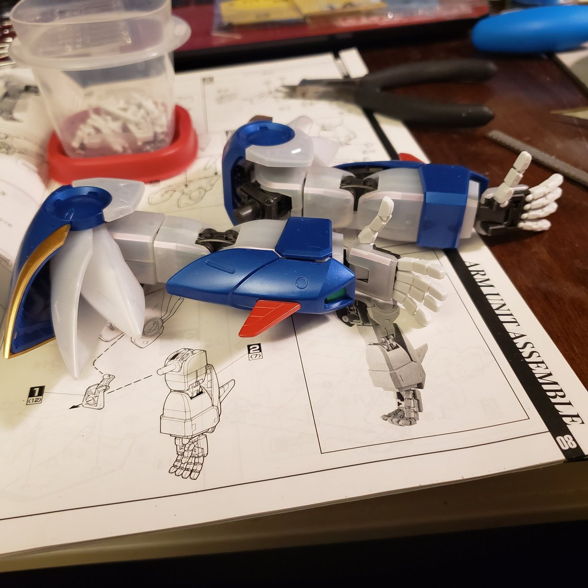 Joey_Gunota's tweet image. Finished the second arm of the 1/60 #PerfectGrade #WingZero Custom Pearl Mirror Coating Version

#Gundam #Gunpla #GundamWing #GWRPPIIEB #GundamWingRndlessWaltz #Hobby #ModelMaking #GundamCommunity #GunplaCommunity