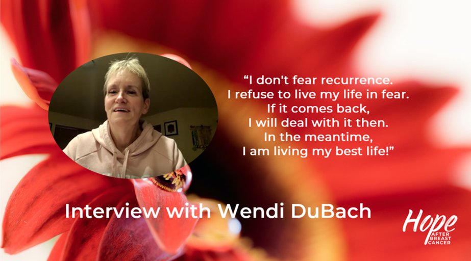 HopeAfterBC's tweet photo. If fear of recurrence is paralyzing you and taking up too much space in your heart and mind, you need to hear Wendi's story. Her outlook is sure to inspire you!
#hopeafterbreastcancer #breastcancer #pinksisters #thrivership #thrivenotsurvive #bcsm
https://t.co/asSOnpwqw5 https://t.co/VNPUxjwoOj