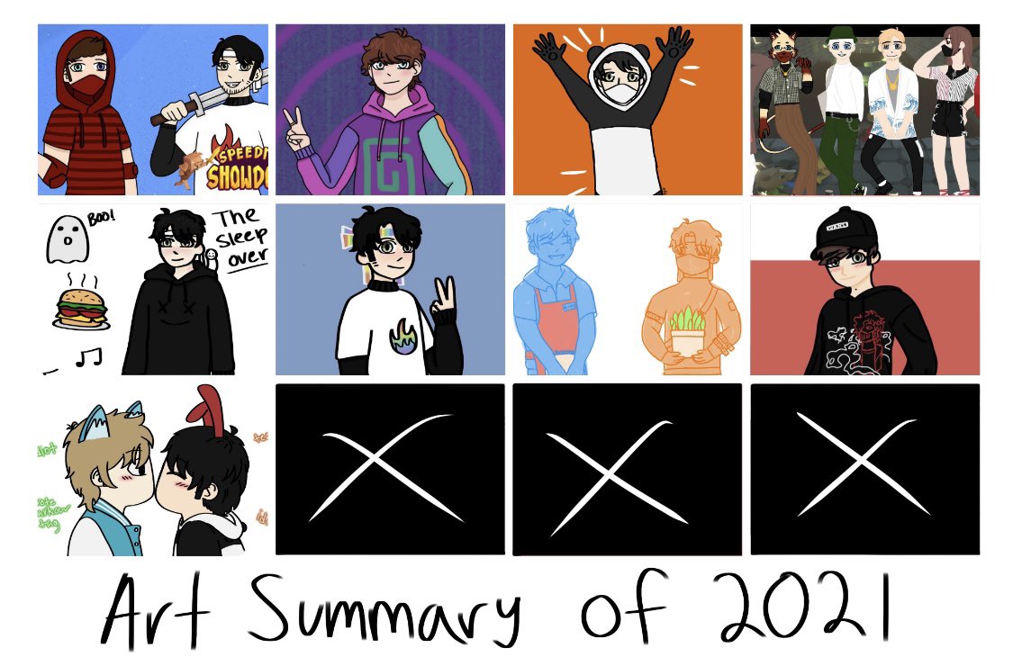 officialazucena's tweet photo. art summary of 2021 https://t.co/wZxFaq4uV4