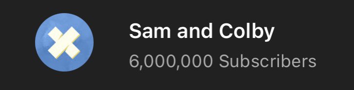 SamandColby's tweet image. 6Million. Colby’s Birthday. End of 25x25 

thank you all. about to be the greatest year of our career 🎉♥️