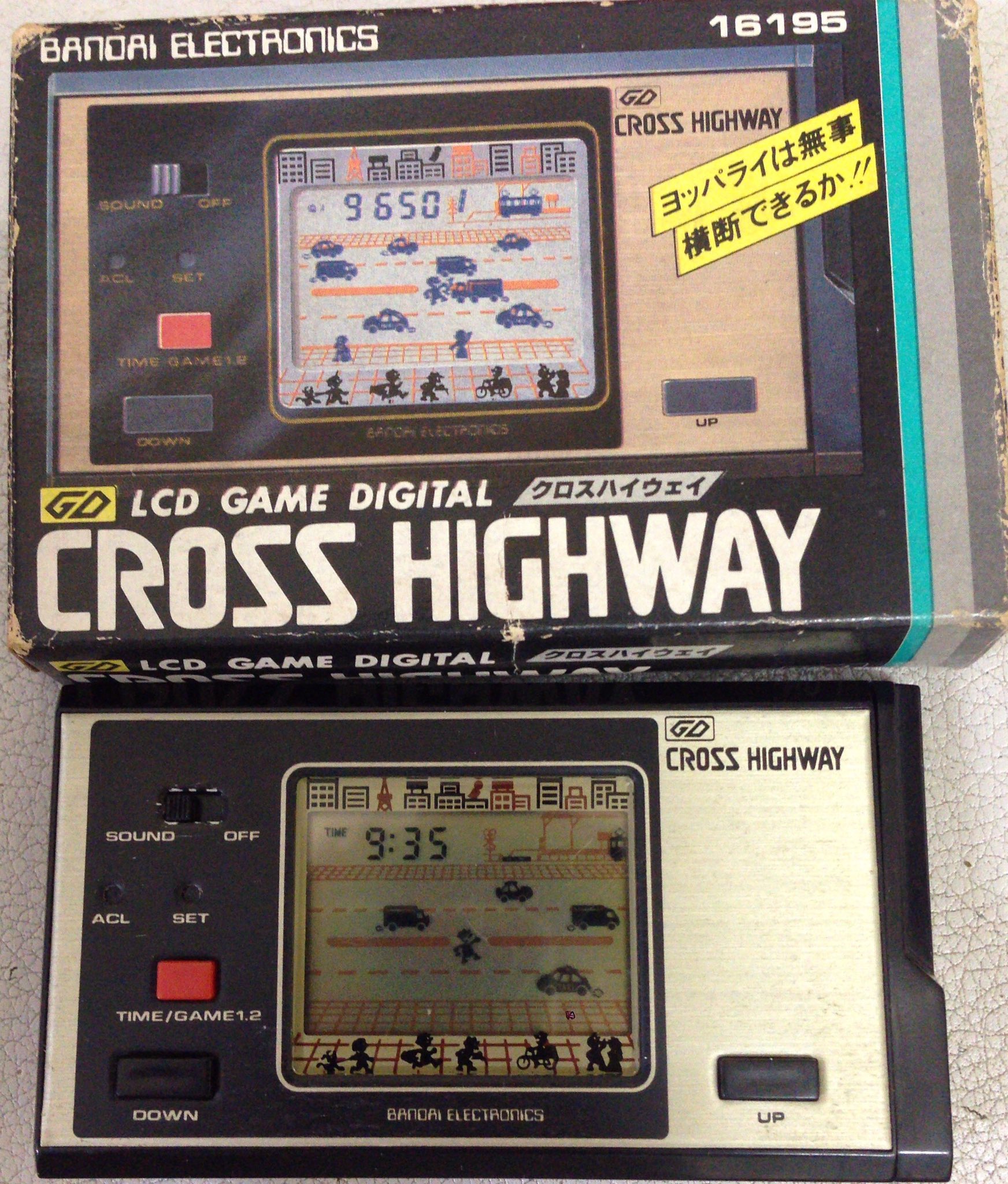貴重/動作OK】バンダイ ゲームデジタル ゲーム&ウォッチ クロス