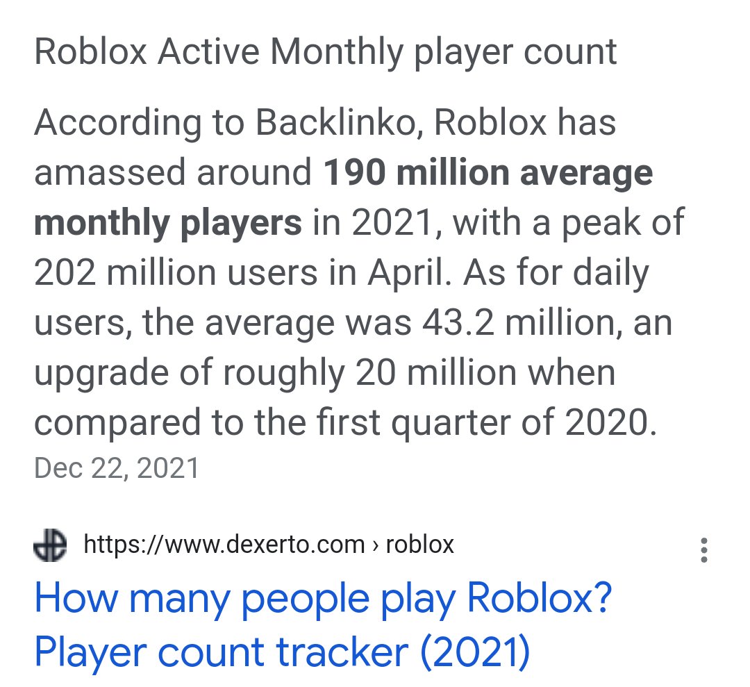 How many people play Roblox? Player count tracker (2022) - Dexerto