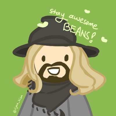 Riyou_Kisa's tweet photo. Drew @HermitReluctant ! #RK3ART #Streamers #twitchstreamers #RK3draws
Stay AWESOME BEANSSS 💚💚💚 https://t.co/FP72dSdGGN